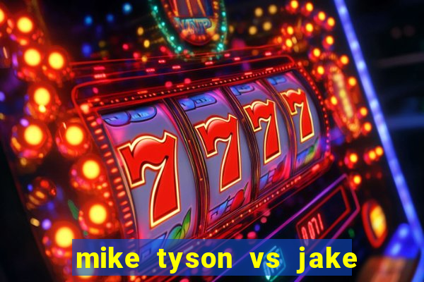 mike tyson vs jake paul assistir online